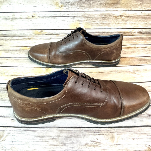 Cole Haan Grand 360 Mens Brown Leather Cap Toe Lace Up Oxford Shoes Size 11M - Picture 6 of 9